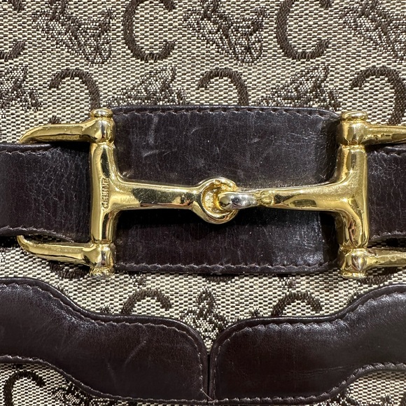 Vintage Celine canvas and leather brown bag - Picture 3 of 16